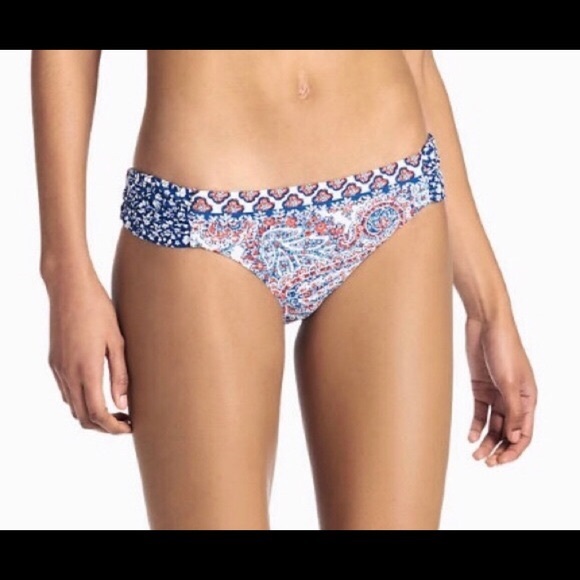 Hailey paisley side sash hipster bikini bottom - Picture 3 of 8
